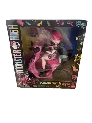 Monster High Draculaura Doll & Vamptastic Scooter By Mattel New Sealed In Box - Image 1 of 4
