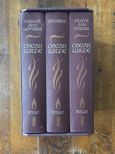 The Works of Oscar Wilde - Plays Poems Essays & Stories - Folio Society Hardback - Imagen 1 de 4