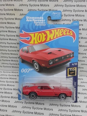 Ford Mustang Mach 1971 Hot Wheels James Bond 007 Diamonds Are Forever 1 5/10 Foto 1 de 2
