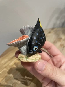 Franklin Mint Jeweled Ocean sea fish figurine sculpture Yellowtail Damsel coral - Picture 1 of 7