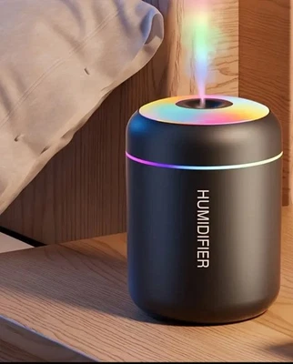 Humidifier | Cool Mist | Diffuser | USB Charge Essential Oil Mist | Grey Colour. - Image 1 of 4