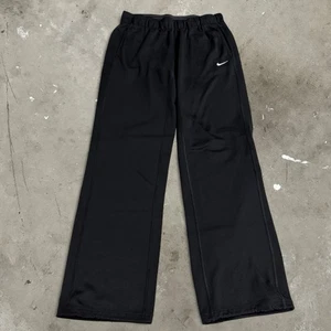 Nike Sweatpants Mens S Black Therma Fit Fleece Lined Drawstring Waist Active - Picture 1 of 4