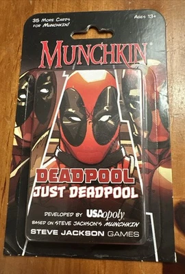 Munchkin Sealed Just Deadpool Expansion Pack - RARE- Steve Jackson Games - Image 1 of 2
