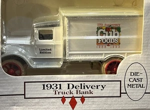 ERTL 1931 Delivery Truck BANK 1:34 DIECAST Limited Edition / Cub Foods 1968-1993 - Picture 1 of 15