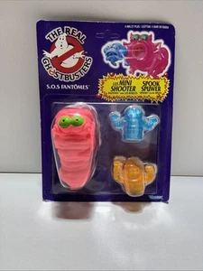 THE REAL GHOSTBUSTERS MINI SHOOTER BOO-ZOOKA & BOO-LETS KENNER FIGURE 1988 VGC - Picture 1 of 11