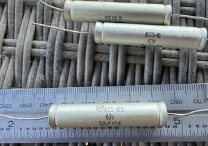 Capacitor 2.7uF +/-5% 63V PETP Axial K73-16V /NOS Lot of 500 pcs+ - Picture 1 of 5