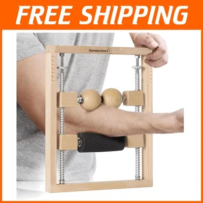 Masajeador de antebrazo de madera premium con 5 elementos versátiles para una terapia eficaz Foto 1 de 4