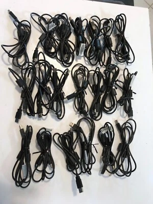 LOT OF 20  HP USB 2.0  printer scanner A-Male to B-Male 6' 50.7A224.011-R - Image 1 of 4