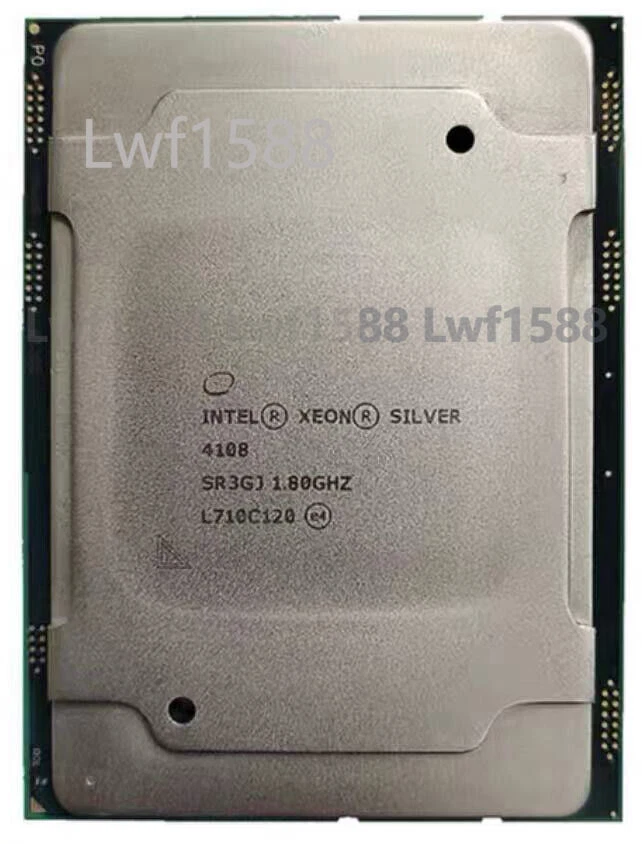 Intel Xeon Silver 4108 8-Cores 16-Threads 11MB 85W LGA3647 SR3GJ 1.8GHz CPU - Image 1 of 1