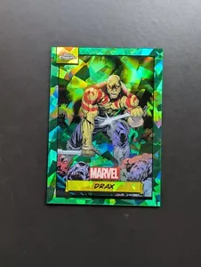 2024 Topps Chrome Sapphire Marvel Drax #91 Green Refractor /99 - Picture 1 of 4