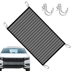 Car Engine Grille Protection Mesh Radiator Mosquito Net Cover Accessories Black - Picture 1 of 11