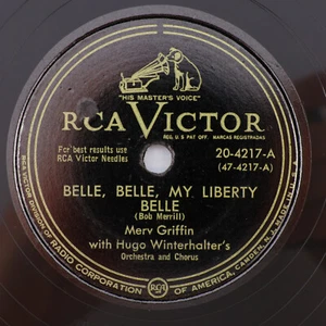 Merv Griffin - My Liberty Belle / I Fall In Love With You Ev'ry Day 78rpm Record - Picture 1 of 17