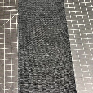 4" Wide VELCRO® Brand - IRON-ON Type - HOOK(hard) Side Only - 12 inches - UNCUT - Picture 1 of 5