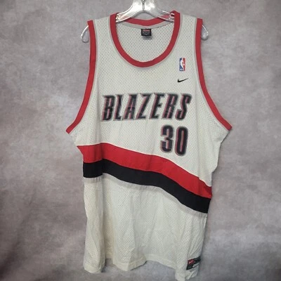 Camiseta deportiva vintage Nike Portland Trail Blazers Rasheed Wallace 30 Swingman para hombre 3XL Foto 1 de 4