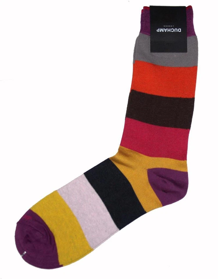 Duchamp London Geo Stripes Dots Varied Designs Men's Socks One Size NWT U-Pick - Image 1 of 1