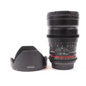 Lente de cine Samyang 35 mm T1,5 AS UMC Canon EF - VM 2458 AJ - - Imagen 1 de 12