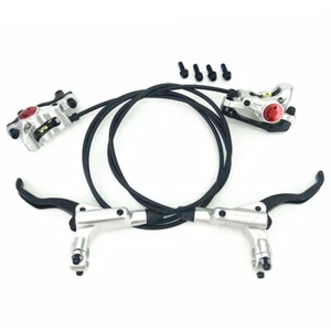 ZOOM HB-875 Hydraulic Disc BrakeXC Bike MTB Front Rear Set Red For SHIMANO - Picture 1 of 29