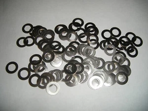 1/4" Washer Nickel Plated Copper 100 pcs .022" - Picture 1 of 1