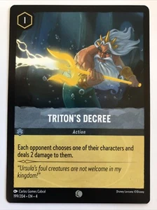 Disney Lorcana Ursula’s Return Triton’s Decree 199/204 casi nuevo - Imagen 1 de 2