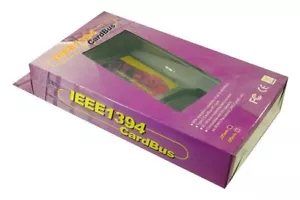 FireWire IEEE 1394 PCMCIA CardBus 2 porte 6 pin - Foto 1 di 2