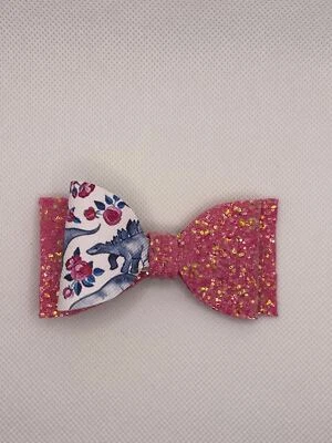 Pink Dinosaur Bow Set - Image 1 of 2