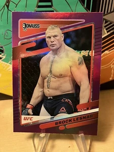 Brock Lesnar 2022 Panini Donruss UFC #160 Purple Flood Holo UFC - Picture 1 of 2