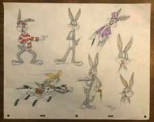D4285: Bugs Bunny Color Model Sheet, DRAWN & SIGNED BY VIRGIL ROSS