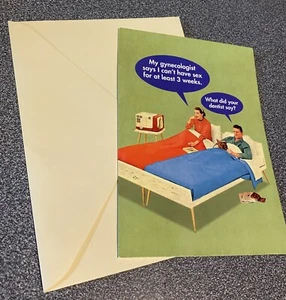 Noble Works Humorous Birthday Card With Envelope Glossy - Picture 1 of 3