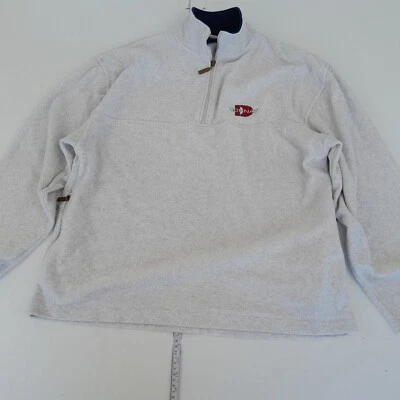 DONNAY Jumper XL Gris Hombre Cuello Alto 1/4 Cremallera Polar Suéter Bolsillo... - Imagen 1 de 4