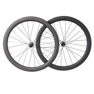 Ruedas de carbono 700c freno de disco bloqueo central o juego de ruedas de ciclismo de carretera con caballete de 6 manchas - Imagen 1 de 12