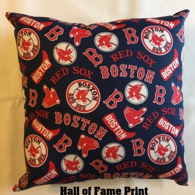 MLB BOSTON RED SOX COMPLETE 15 X 15 COTTON PILLOW - GIFTS 8 Styles - Image 1 of 4