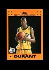 2007-08 Topps Rookie Set: #  2 Kevin Durant Orange RC NM-MT OR BETTER *GMCARDS*