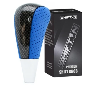 Blue Carbon Fiber Gear Shift Knob for Toyota Camry Lexus GS430 GS300 IS ES Scion - Picture 1 of 10