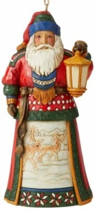 Jim Shore Heartwood Creek Resin LAPLAND SANTA Christmas Ornament Xmas 6006667 - Picture 1 of 1