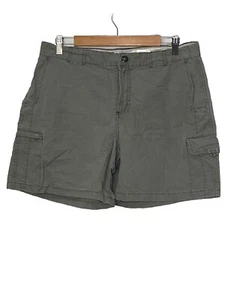 Columbia Women’s outdoor hiking Shorts cargo green cotton Size 14 - Picture 1 of 7