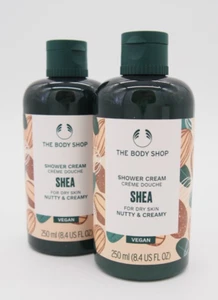 (2) The Body Shop SHEA Shower Cream Dry Skin 8.4oz 250ml Full Size New - Picture 1 of 11
