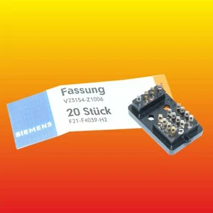 LOTE SIEMENS V23154-Z1006 = RELÉ DE BASE DE 2 ENCHUFES 16 CONTACTOS PLATEADOS NUEVO - Imagen 1 de 7