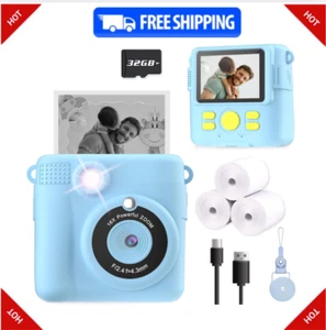 Kids Instant Print Camera - Selfie Digital Camera for Ages 3-12, 1080P Video - Picture 1 of 6