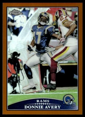 2009 Topps Chrome Copper Refractors Donnie Avery 441/649 St. Louis Rams #TC20 - Image 1 of 2