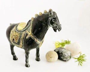Chinesisches Tang Pferd aus zwei Arten von Metallen gegossen - Bild 1 von 17
