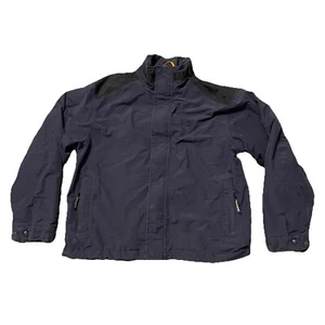 Timberland WeatherGear Large Soft Shell Fleeced Lined Jacket Navy Blue Black - Picture 1 of 19