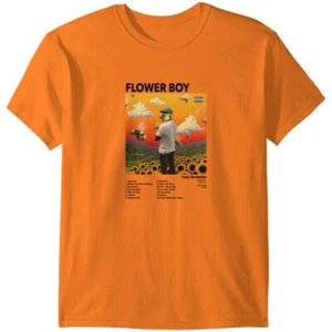 Flower Boy Tyler The Creator Retro Album Rapper Unisex T-Shirt Full Sizes S-5XL - Picture 1 of 3