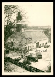 Dahme Dahmeshöved 1963 - Leuchtturm Gebäude Auto KFZ - 1960er - Foto 8x11cm - Bild 1 von 2