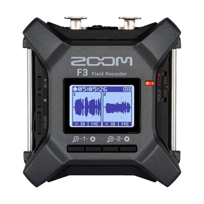 Zoom F3 Field Recorder 2 Kanal Eingang 32 Bit Float Aufnahme schwarz - Bild 1 von 4