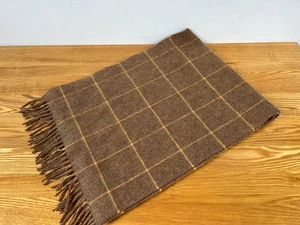 Vintage Rare Hackett Original Jubilee Tweed Check All Cashmere Scarf RRP £300 - Picture 1 of 5