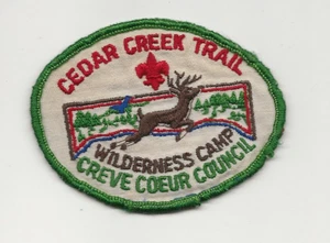 CEDAR CREEK TRAIL * WILDERNESS CAMP * CREVE COEUR COUNCIL Boy Scout BSA 121B-22 - Bild 1 von 2