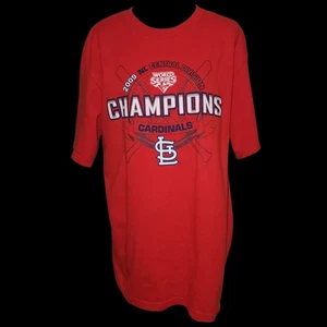 Camiseta Gen Merch Cardenales de San Luis Talla GRANDE 2009 Campeones de la Serie Mundial MLB - Imagen 1 de 12