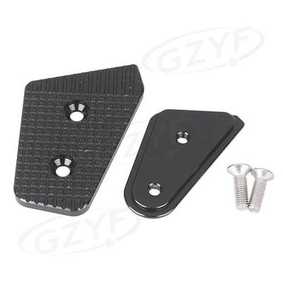 For BMW F700GS/F800GS 2008-2017 Black CNC Rear Brake Lever Extension Plate Pad - Image 1 of 4