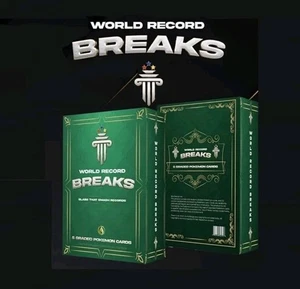 TWO WORLD RECORD BREAKS: GUINNESS POKEMON BOX (5 SLABS INCLUDING 1/1 CERTIFIED - Picture 1 of 1