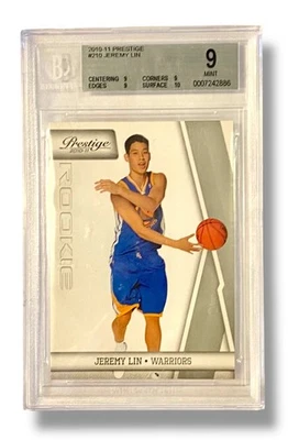 Prestige Jeremy Lin 2010 novato Golden State Warriors RC BGS 9 ¡Como nuevo! Linsanity! Foto 1 de 2